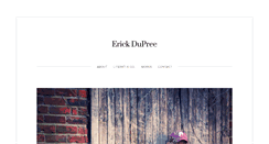 Desktop Screenshot of erickdupree.com